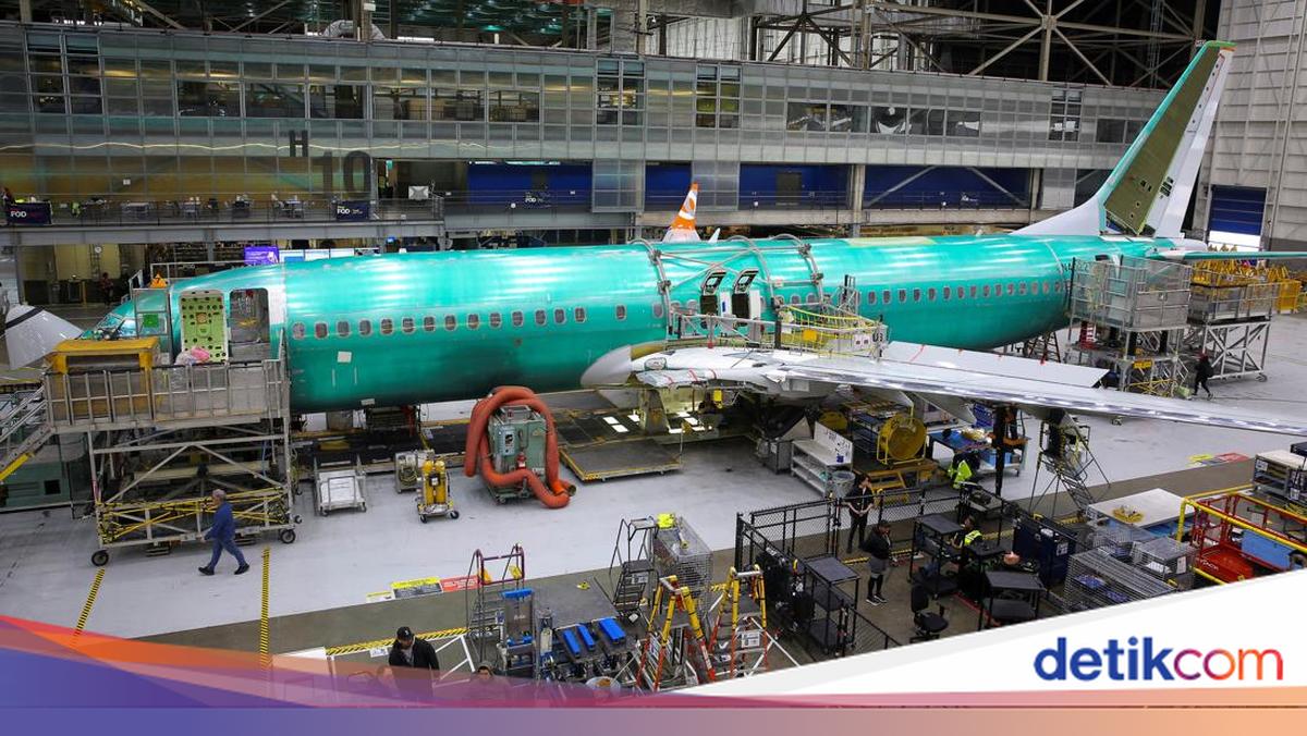 Intip Perakitan Boeing 737 MAX di Washington