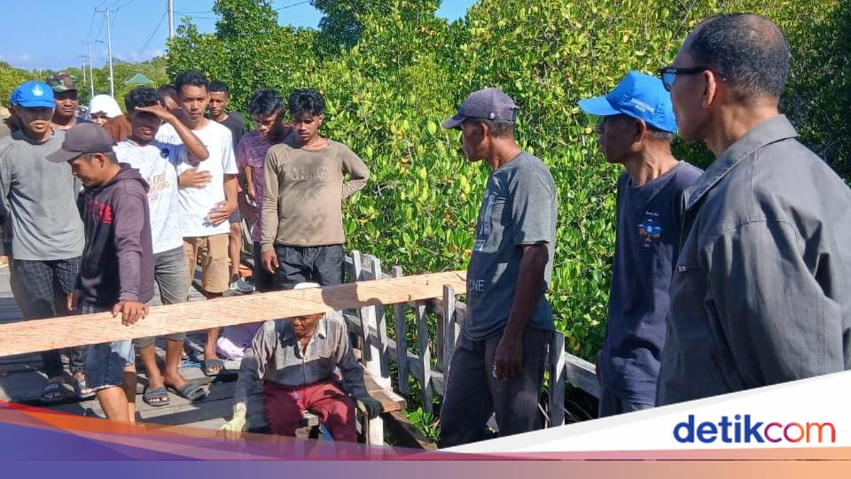 Legislator Gerindra Bantu Warga Perbaiki Jembatan Rusak di Maluku