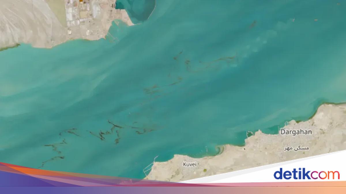 Tumpahan Minyak Perang Iran Terlihat dari Antariksa, Bisa Jadi Malapetaka
