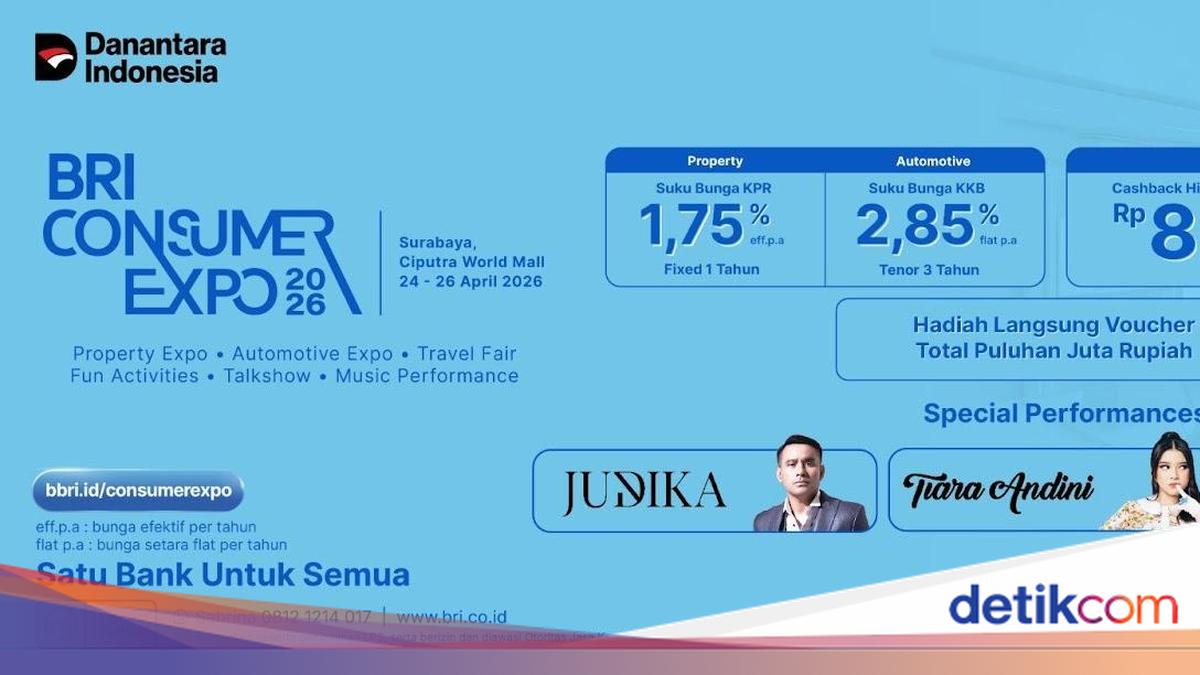 BRI Consumer Expo 2026 Tawarkan Bunga KPR 1,75% dan Hiburan Meriah