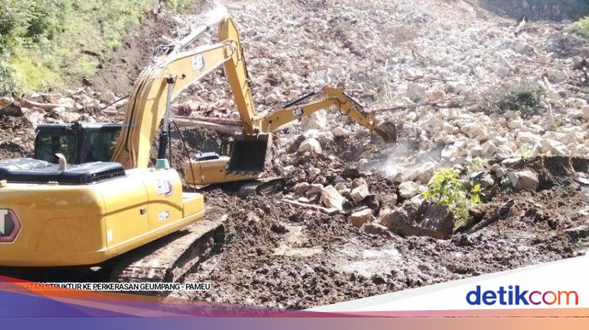 Kementerian PU Tangani Longsor Pameu-Geumpang, Akses Jalan Segera Dibuka