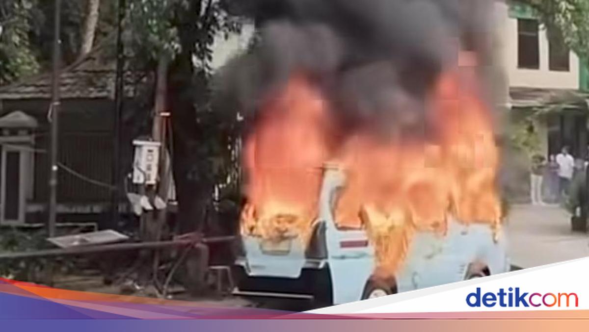 Sopir Angkot Dibakar Rekan di Tanah Abang Alami Luka Bakar 40%
