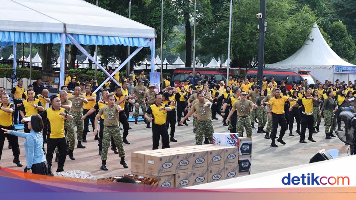 Polda Metro dan Kodam Jaya Olahraga Bareng, Jaga Sinergitas hingga Stamina