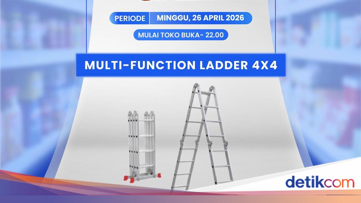 Tangga Multifungsi Banting Harga di Transmart Full Day Sale, Jadi Segini