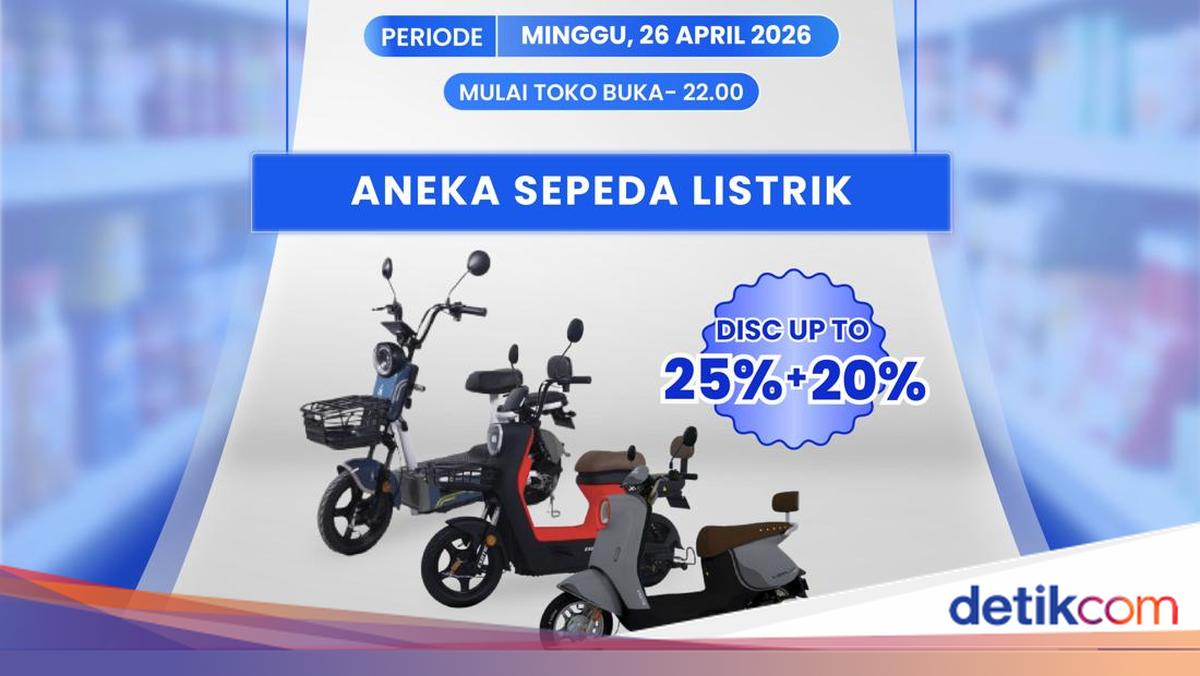 Beli Sepeda Listrik Bisa Hemat di Transmart Full Day Sale