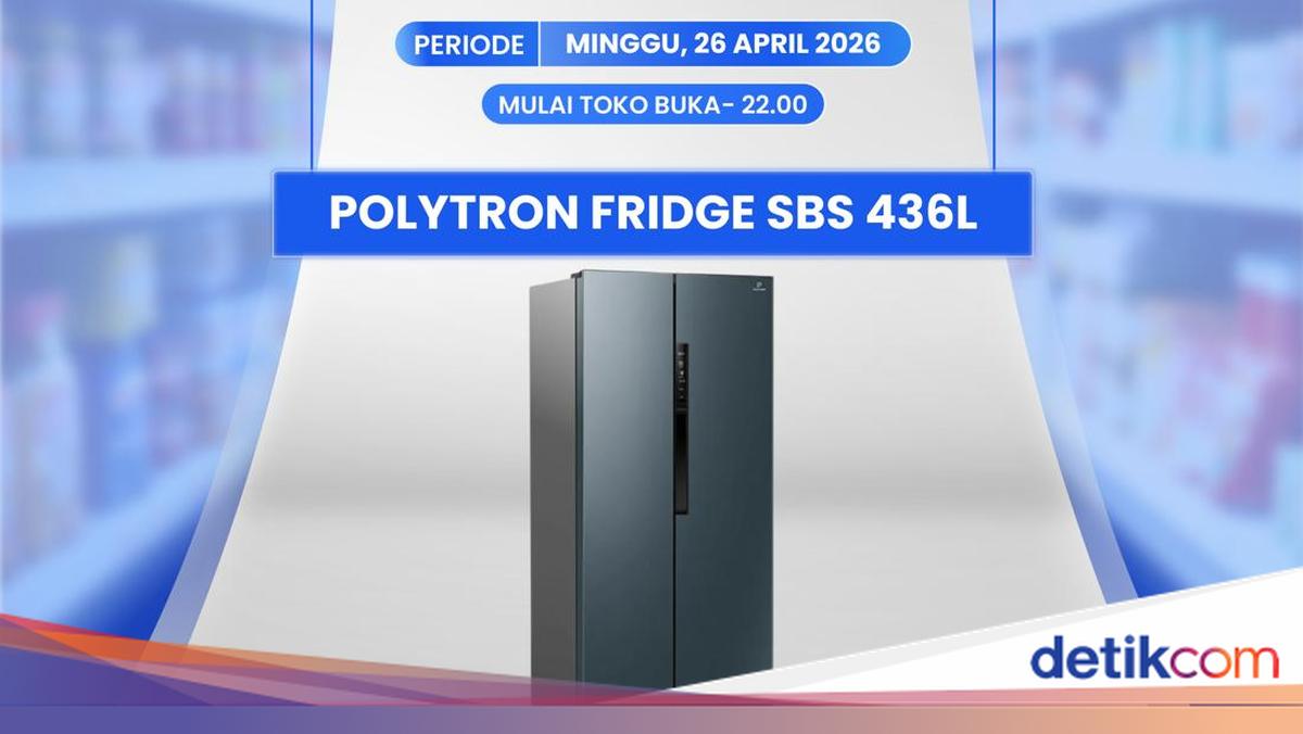 Kulkas Polytron 436L Harga Hemat di Transmart Full Day Sale!