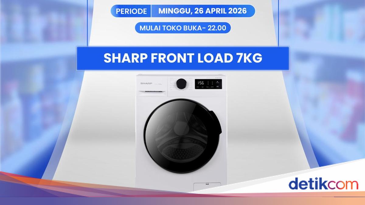 Diskon Menarik Mesin Cuci Sharp Front Load di Transmart Full Day Sale!