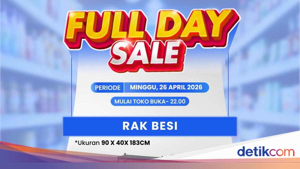 Rak Besi Banting Harga di Transmart Full Day Sale, Jadi Semurah Ini