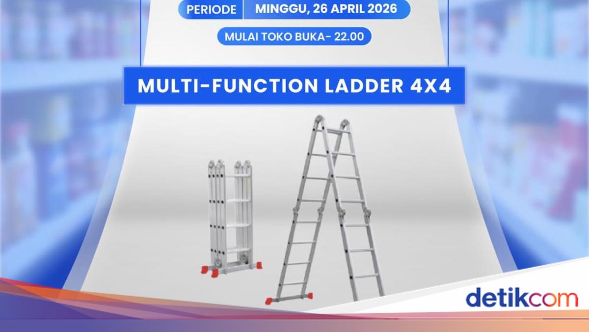 Merapat! Tangga Multifungsi Diobral Murah di Transmart Full Day Sale