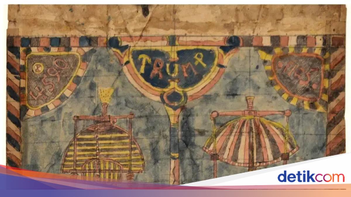 Teori Konspirasi Trump Time Traveler, Sketsa Umur Seabad Jadi 'Bukti'