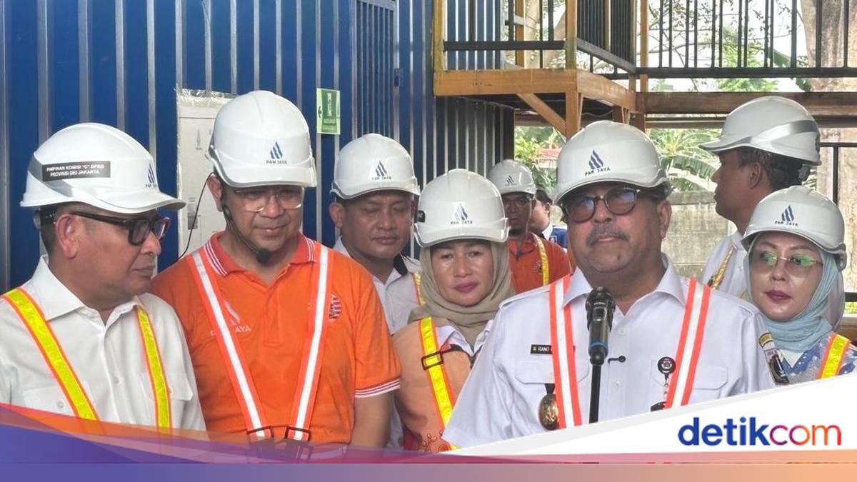 Rano Karno Resmikan Instalasi Pengolahan Air di Cengkareng Jakbar