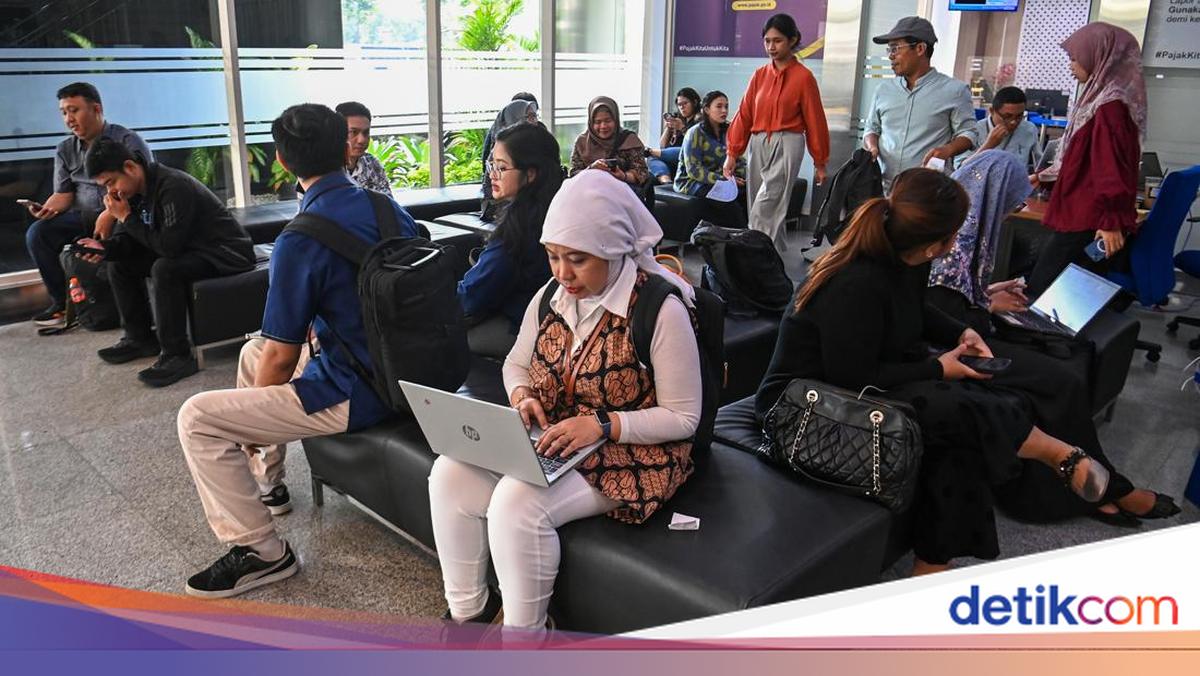 Antrean Lapor SPT Membludak di Hari Penutupan