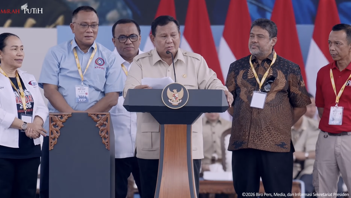 Janji Prabowo Di May Day 2026: Ojol Dapat Bpjs Kesehatan-daycare Terjangkau