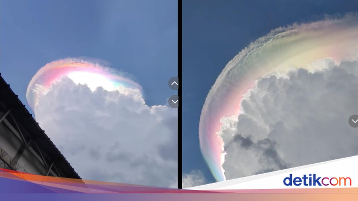 Viral Awan Pelangi di Bogor, Ini Penjelasan Ilmiahnya