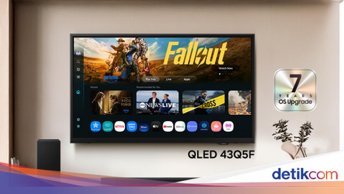 Samsung Qled Q5f 43 Inci Rilis Di Ri, Tv Rp 4 Jutaan 7 Tahun Update