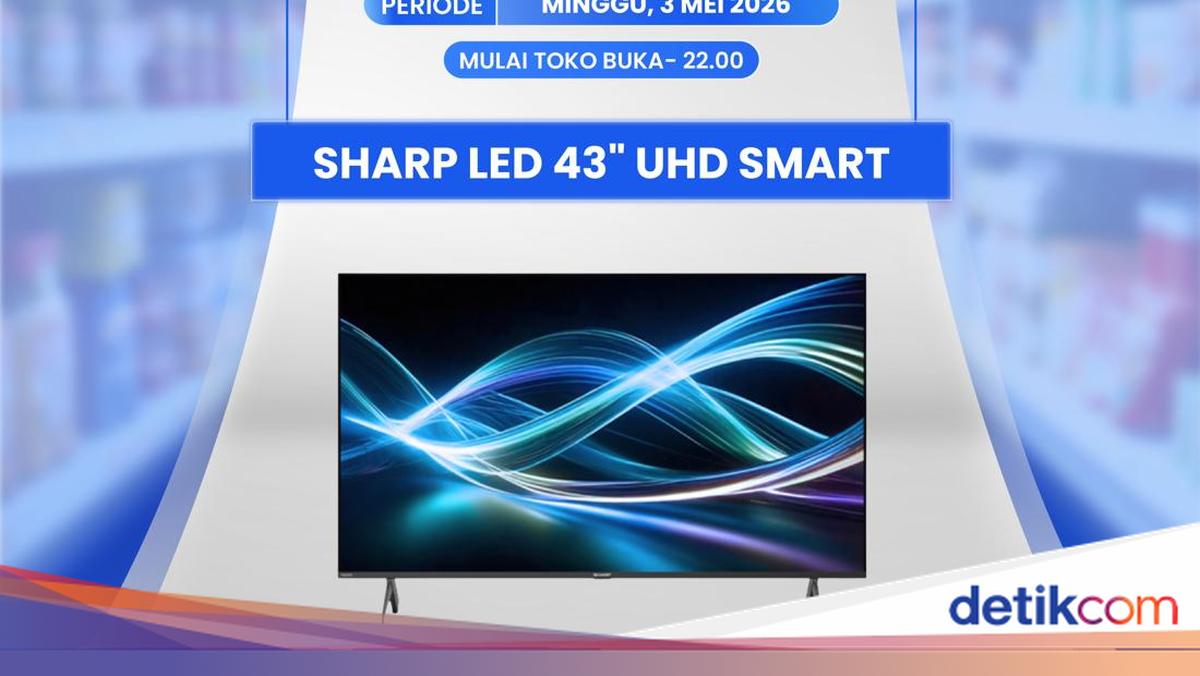 Transmart Full Day Sale 3 Mei: Diskon TV 43 Inci hingga Rp2,4 Juta, Syarat Kartu Kredit