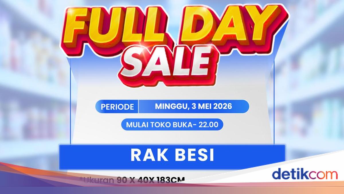 Serbu! Beli Rak Besi di Transmart Full Day Sale Diskonnya Jumbo