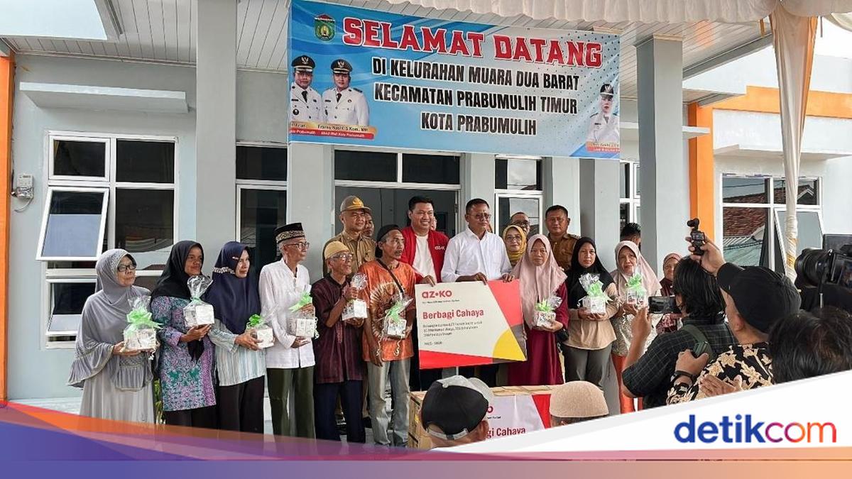 Azko Salurkan 1.000 Lampu Led Ke 250 Rumah Warga Di Prabumulih