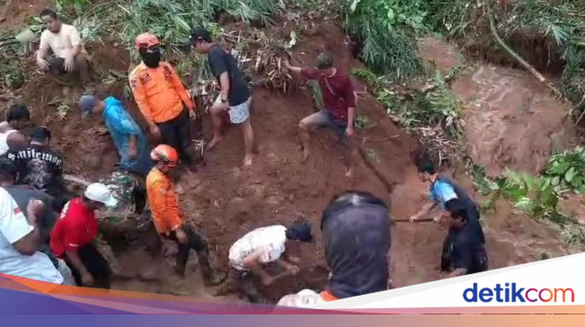 Pria Tertimbun Longsor Saat Rapikan Pohon Bambu di Bogor