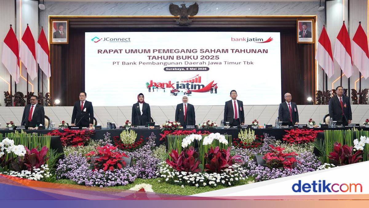 Bank Jatim Bagikan Dividen Rp850 Miliar, Yield 9,6% di Tengah IHSG Tertekan