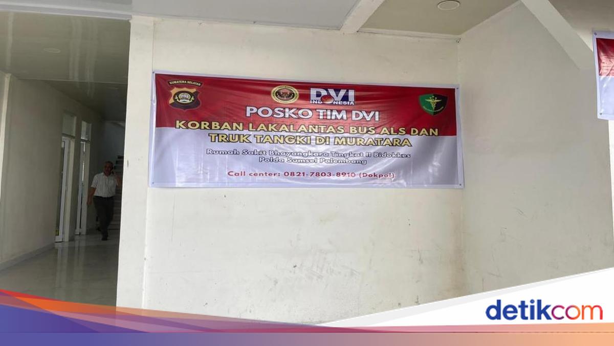 Polisi Buka Posko DVI Korban Bus ALS yang Tewaskan 16 Orang di Sumsel