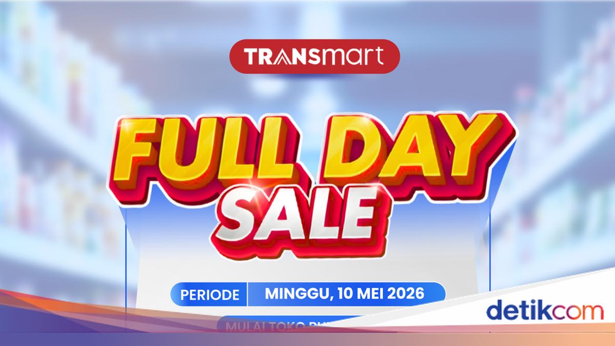 Besok Transmart Full Day Sale! Serbu Pesta Diskon Besar-besaran 50% + 20%