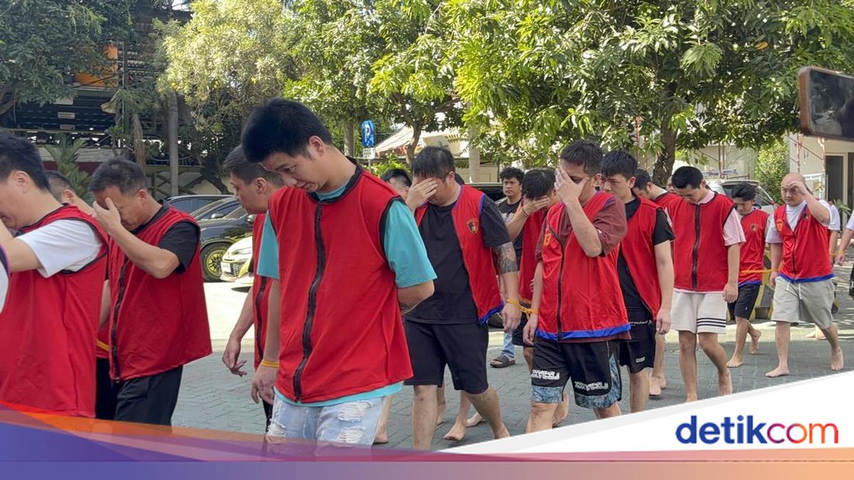 Polisi Tangkap 44 WNA Komplotan Scamming Jaringan Internasional di Surabaya