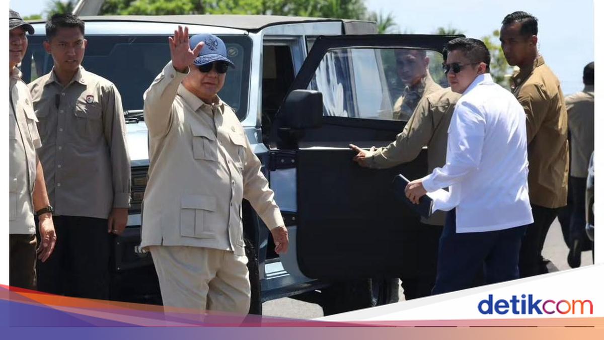 Prabowo Janji Perbaiki-Pelihara Bandara Miangas yang Diresmikan Jokowi
