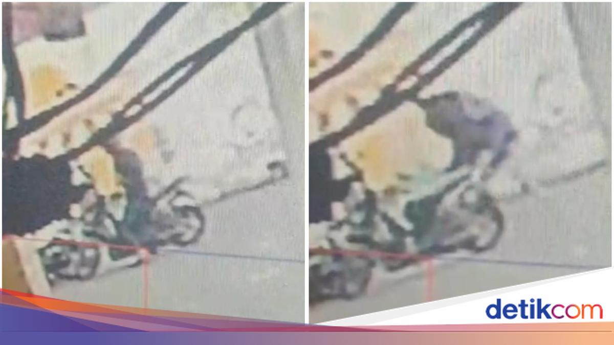 Detik-detik Rekaman CCTV Polisi Lampung Ditembak saat Tangkap Basah Curanmor