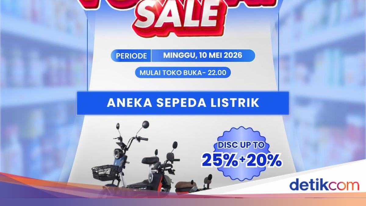 Beli Sepeda Listrik Bisa Hemat di Transmart Full Day Sale