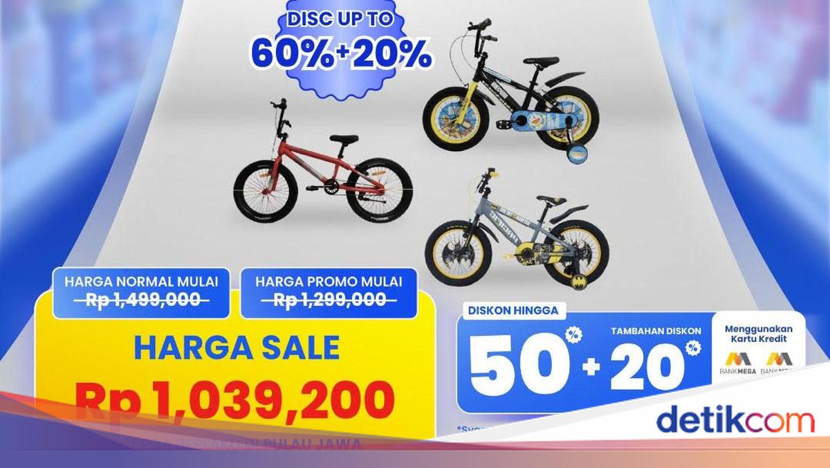 Aneka Sepeda Mulai Rp 1 Juta Cuma Di Transmart Full Day Sale