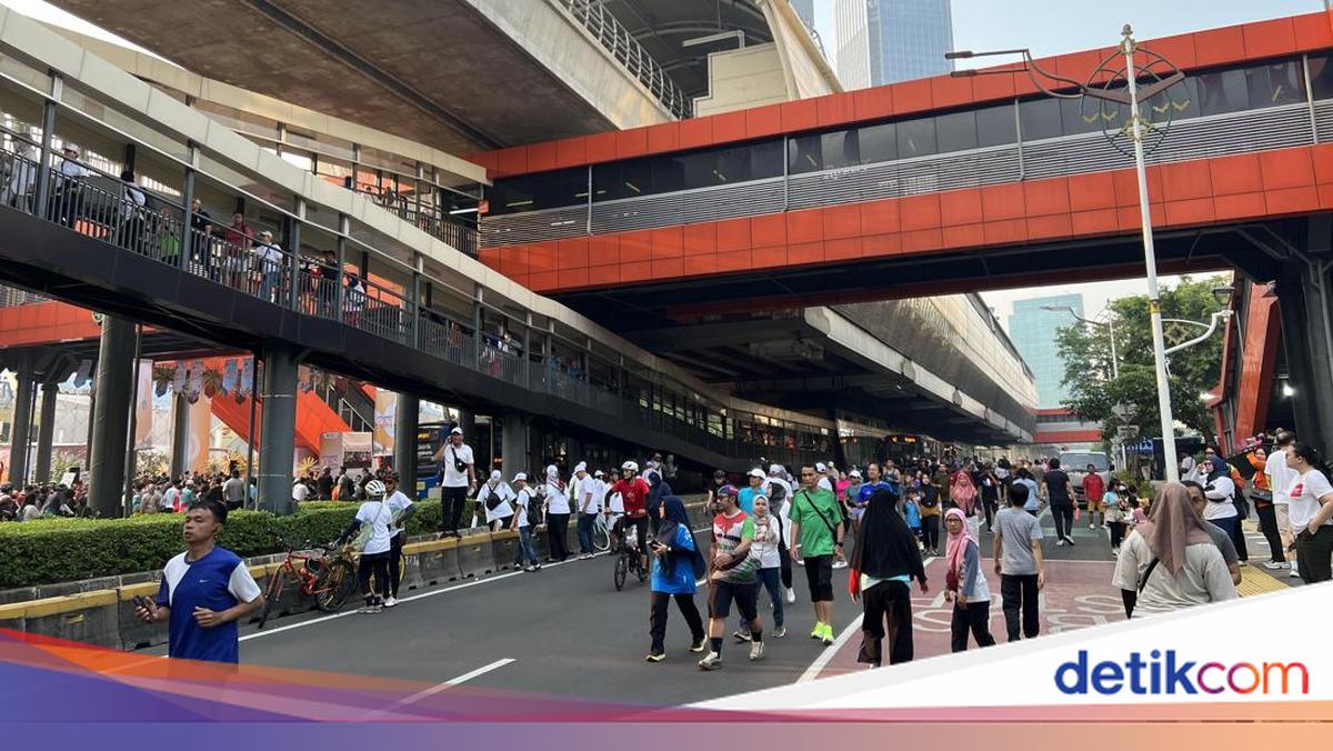 Warga Antusias Sambut CFD Rasuna Said, Jam dan Durasi sedang Digodok