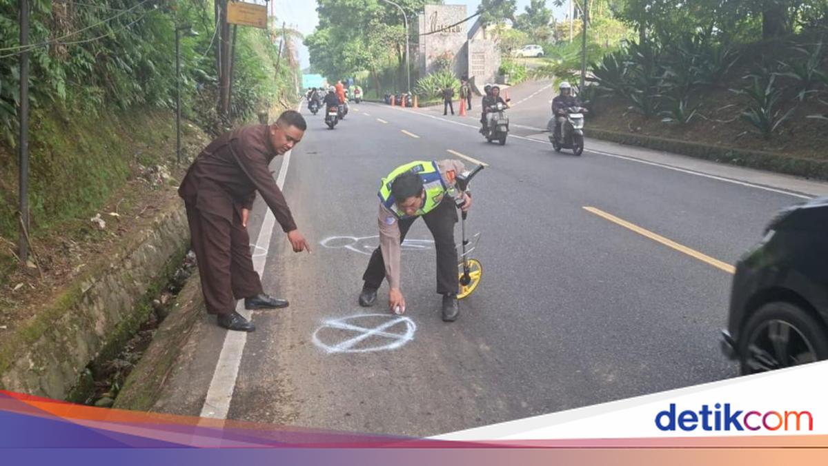 Melaju Berlawanan One Way, Pemotor Tewas Tertabrak Truk di Puncak Bogor