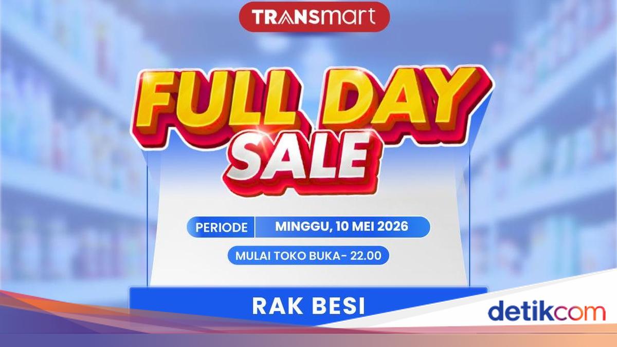 Rak Besi Banting Harga di Transmart Full Day Sale, Serbu!