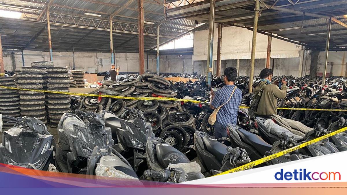 Polda Metro Bongkar Gudang Penadah Ribuan Motor Curian di Jaksel
