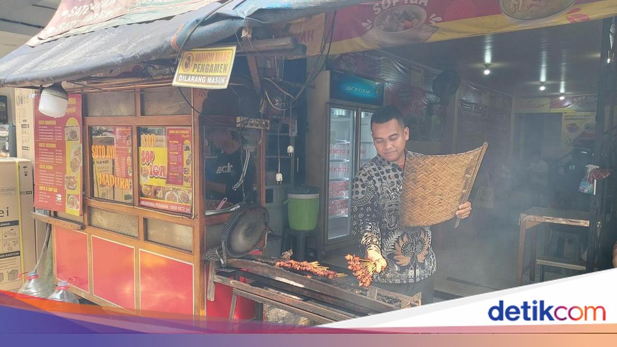 Perjuangan Haidir 13 Tahun Jualan Sate dari Trotoar ke Ruko di Mayestik