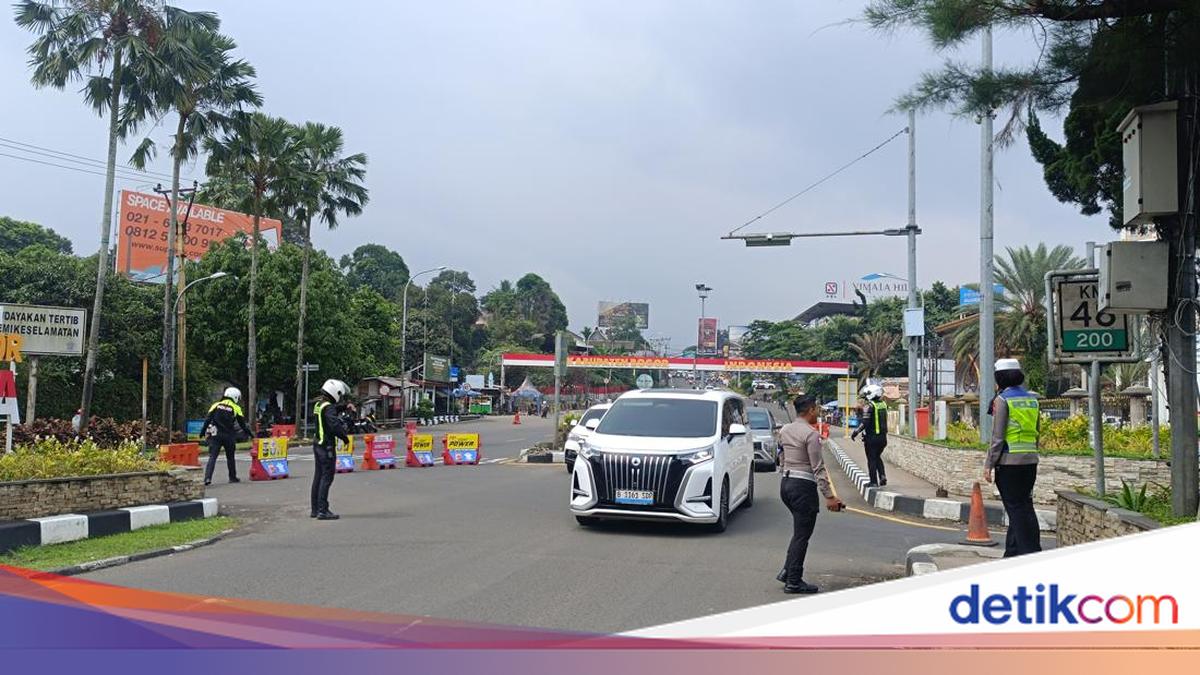 One Way ke Jakarta Diterapkan di Puncak Bogor Libur Long Weekend Siang Ini