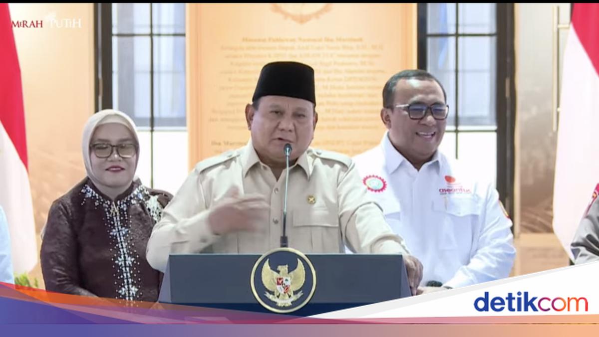 Prabowo Bicara 'Ilmu Komandan' Saat Puji Panglima TNI dan Kapolri