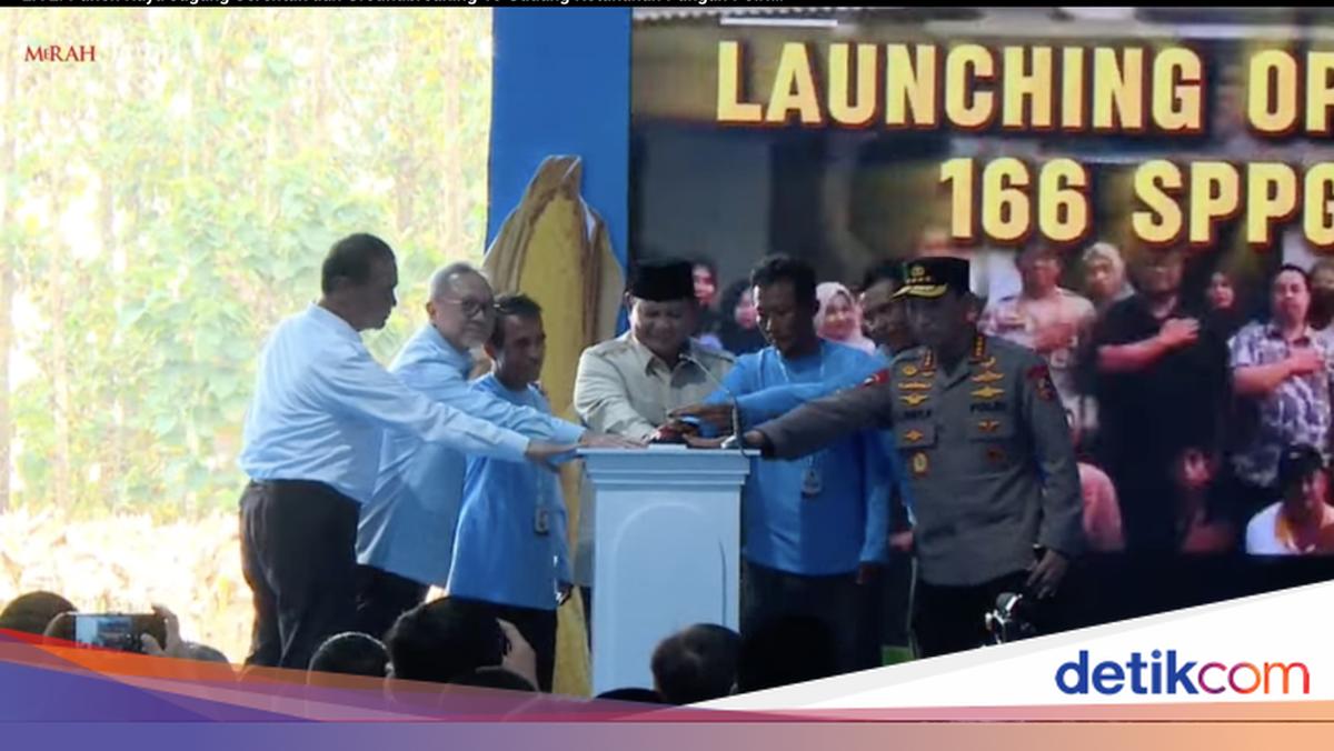 Prabowo Resmikan 10 Gudang Ketahanan Pangan-SPPG Polri di Tuban