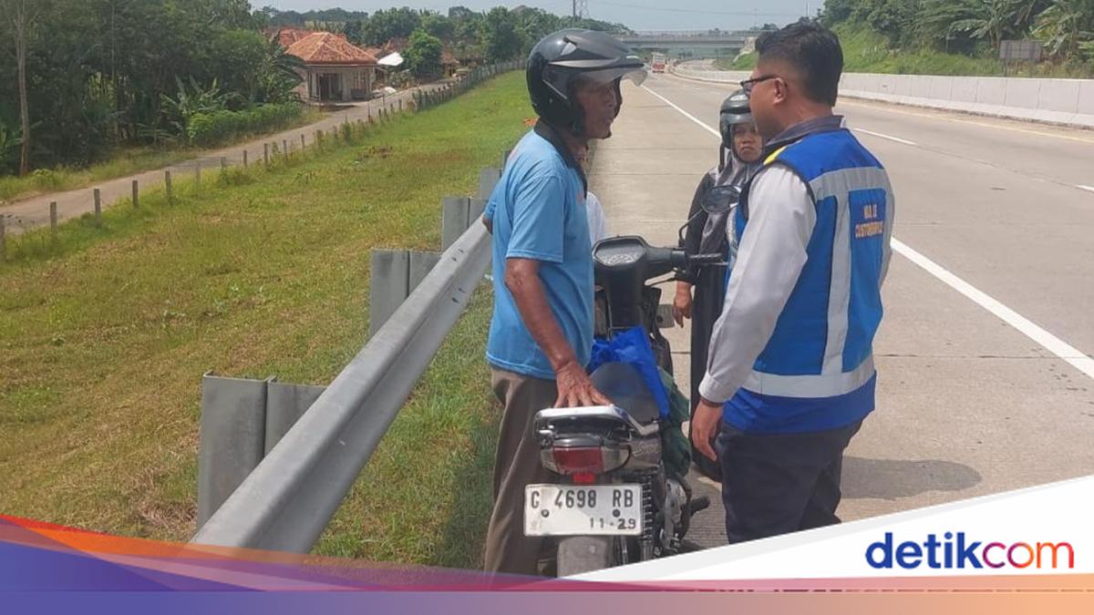 Viral Pemotor Bonceng 3 Masuk Tol Batang