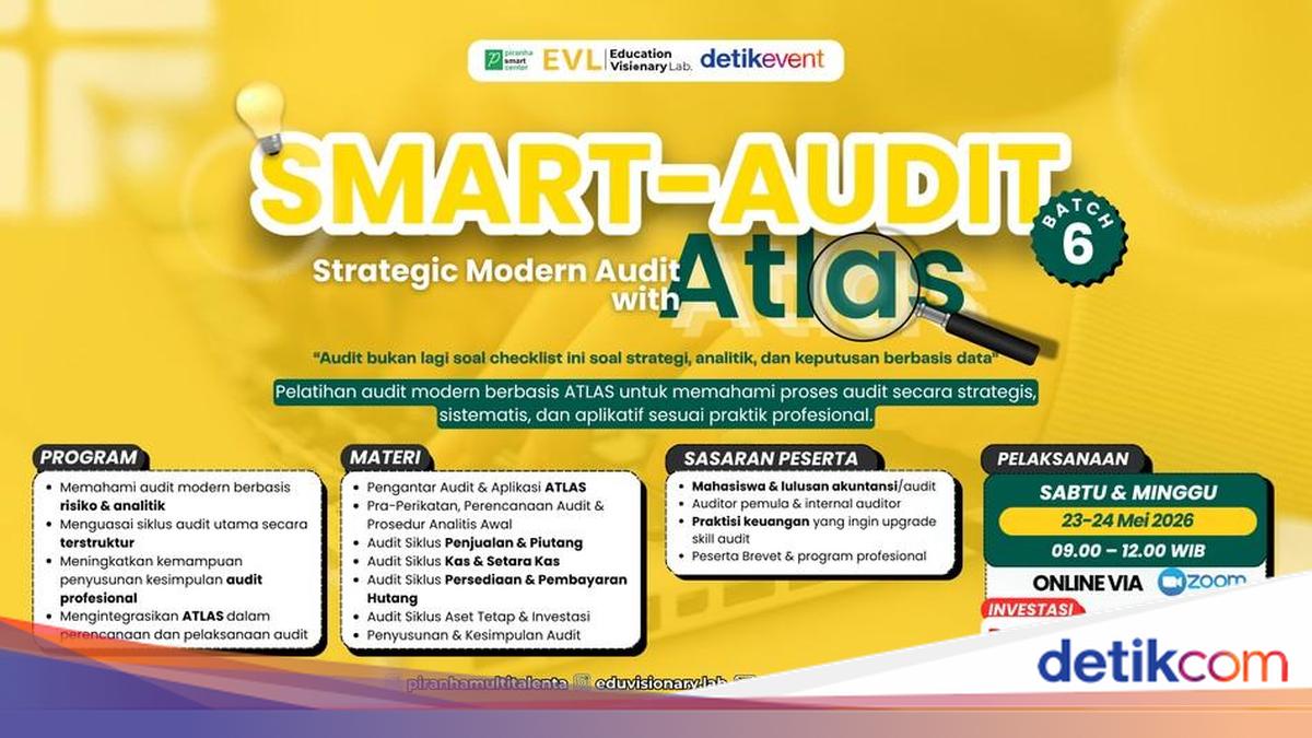 Kuasai Audit Modern Berbasis Data, SMART-AUDIT ATLAS Batch 6 Sudah Dibuka!