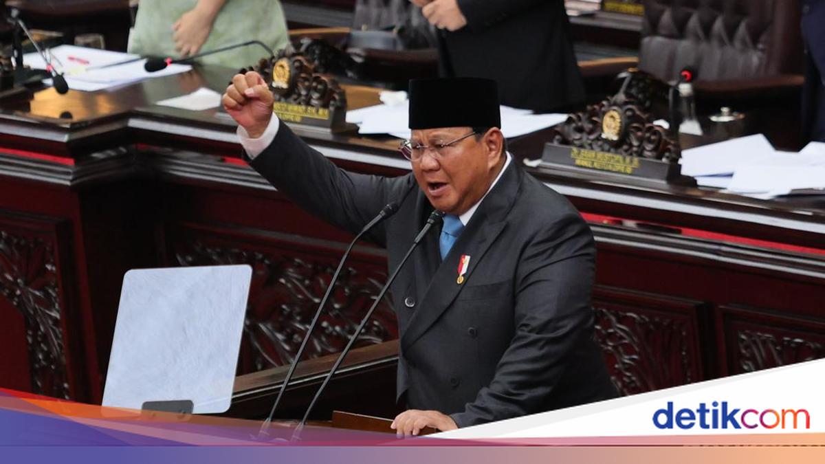Pidato Lengkap Prabowo Paparkan Kerangka RAPBN 2027