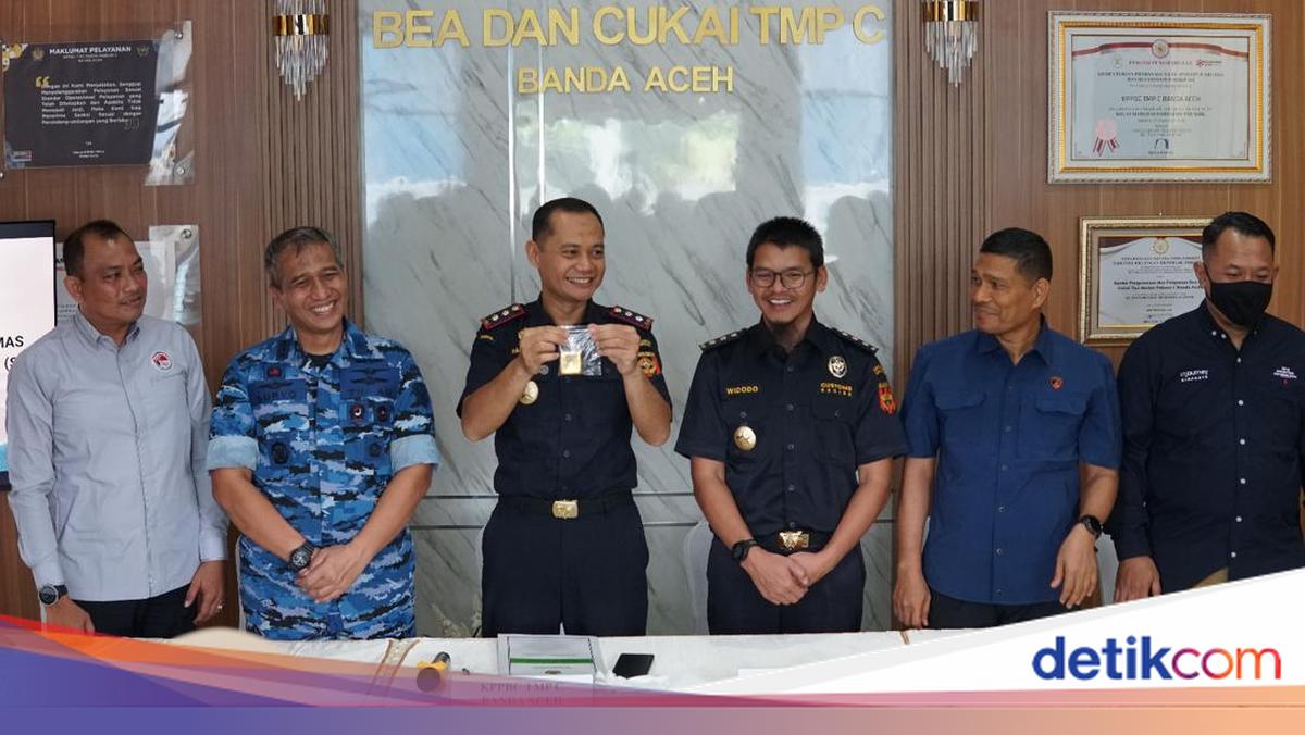 Aksi Nekat Selundupkan Emas Rp 1,4 Miliar Ke Malaysia Lewat Bandara