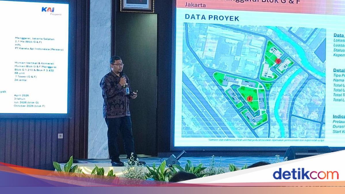 KAI Bangun Apartemen Dekat Stasiun Manggarai Juli, Harga Mulai Rp 500 Juta