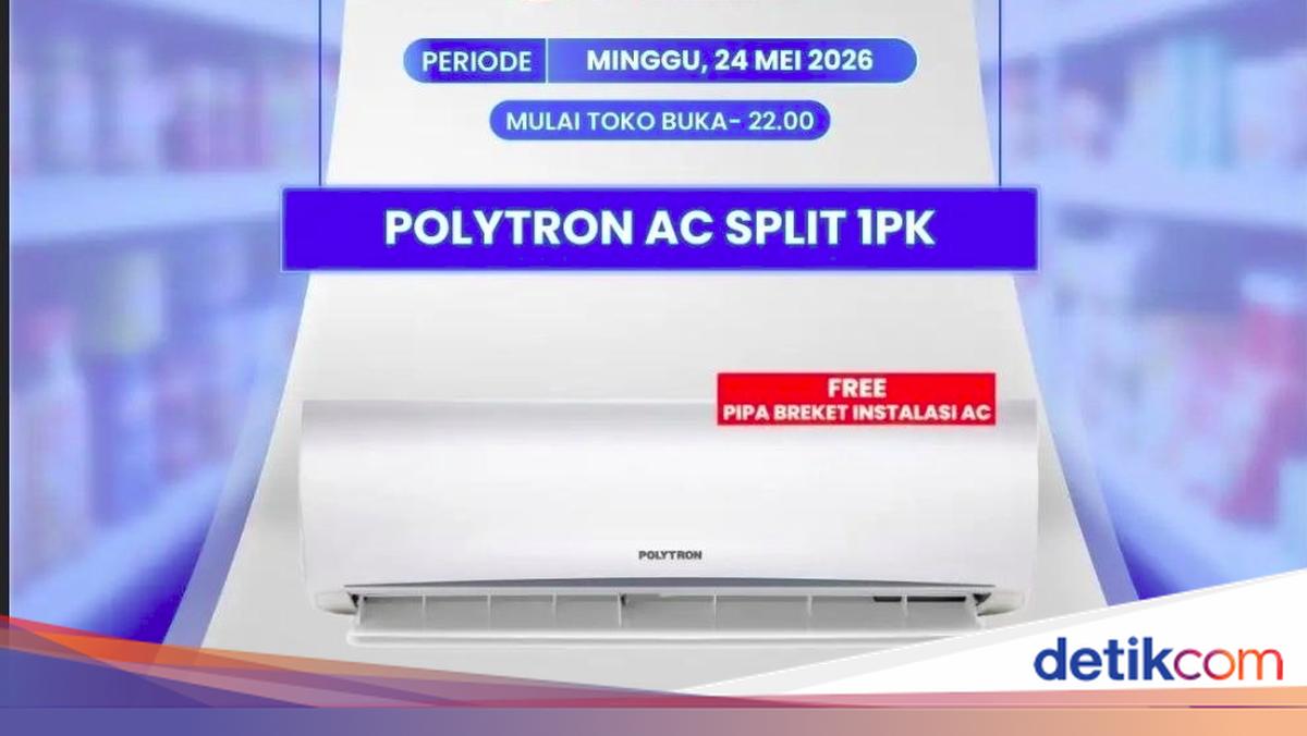 Beli AC 1 PK di Transmart Full Day Sale Bisa Diskon Rp 1,6 Juta