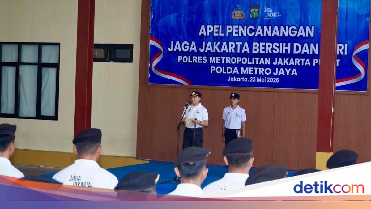 Arahan Kapolda Metro, Gerakan Jaga Jakarta Bersih Dimulai di Polres Jakpus