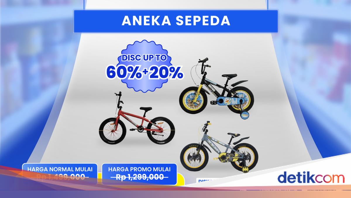 Aneka Sepeda Banting Harga di Transmart Full Day Sale, Serbu!