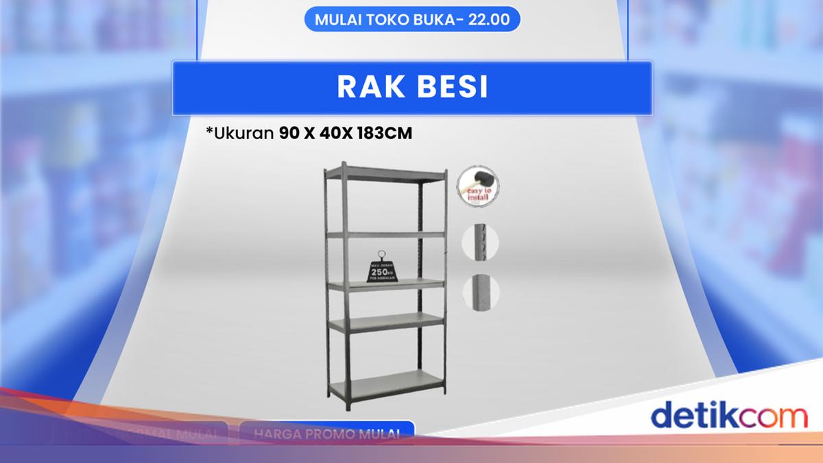 Merapat! Rak Besi Diobral Murah di Transmart Full Day Sale