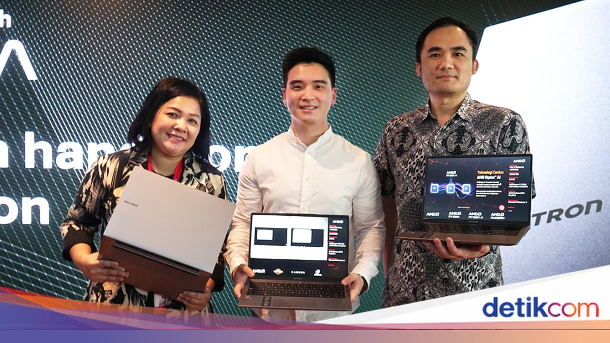 Polytron Hadirkan Laptop Rp 7 Jutaan, Pakai AMD Ryzen 5