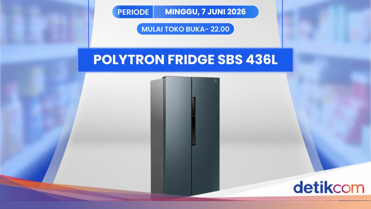 Kulkas Polytron 436L Diskon Gede di Transmart Full Day Sale!